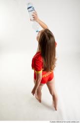 MARTINA BAYWATCH STANDING POSE WITH BOTTLE